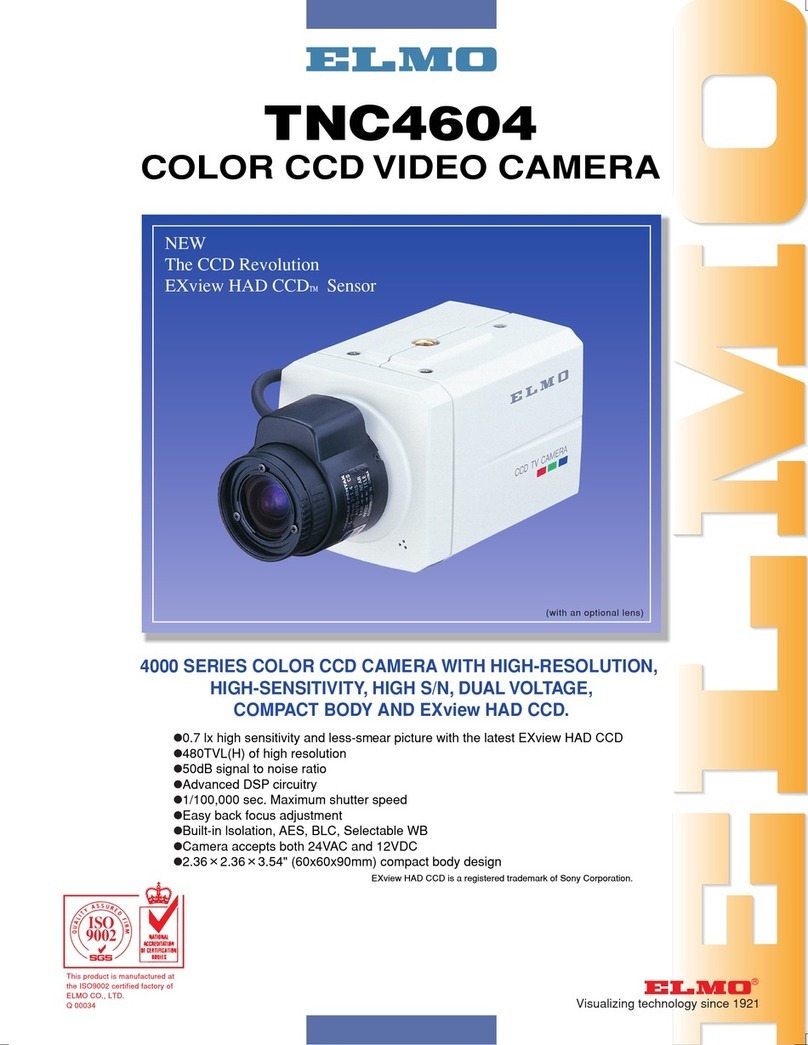 Elmo TNC4604 Specification sheet