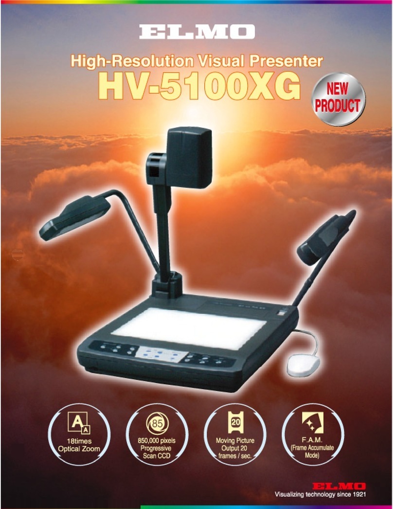 Elmo HV-5100XG User manual Elmo HV-5100XG User manual