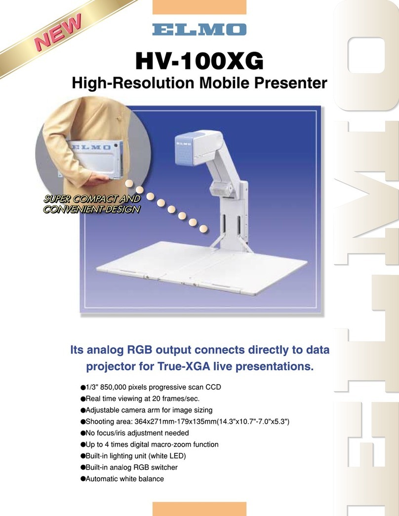 Elmo HV-100XG Specifications