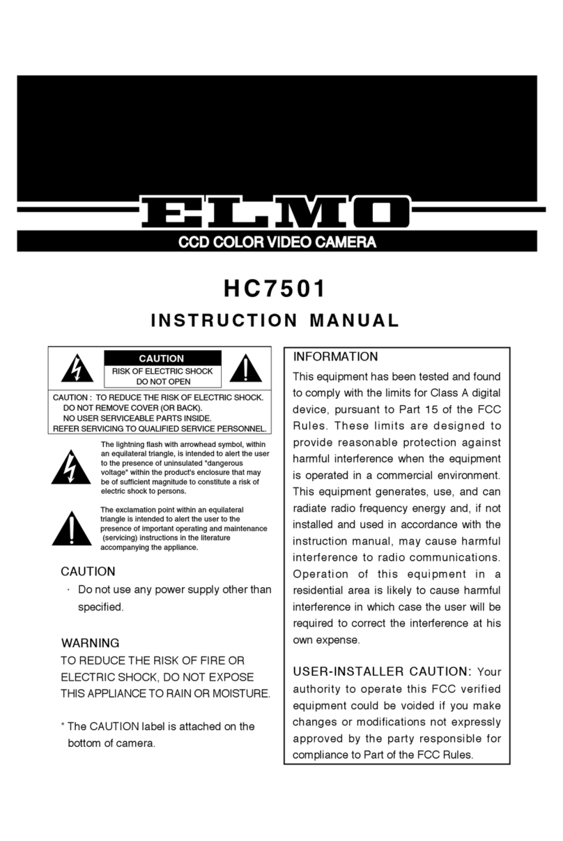 Elmo HC7501 User manual