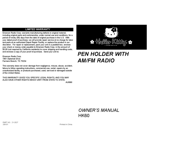 Emerson HK60 user guide