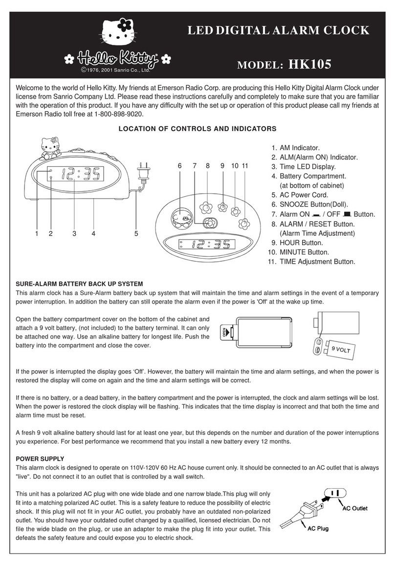 Emerson HK105 User manual