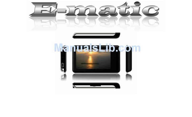 E-matic EM308VID user guide