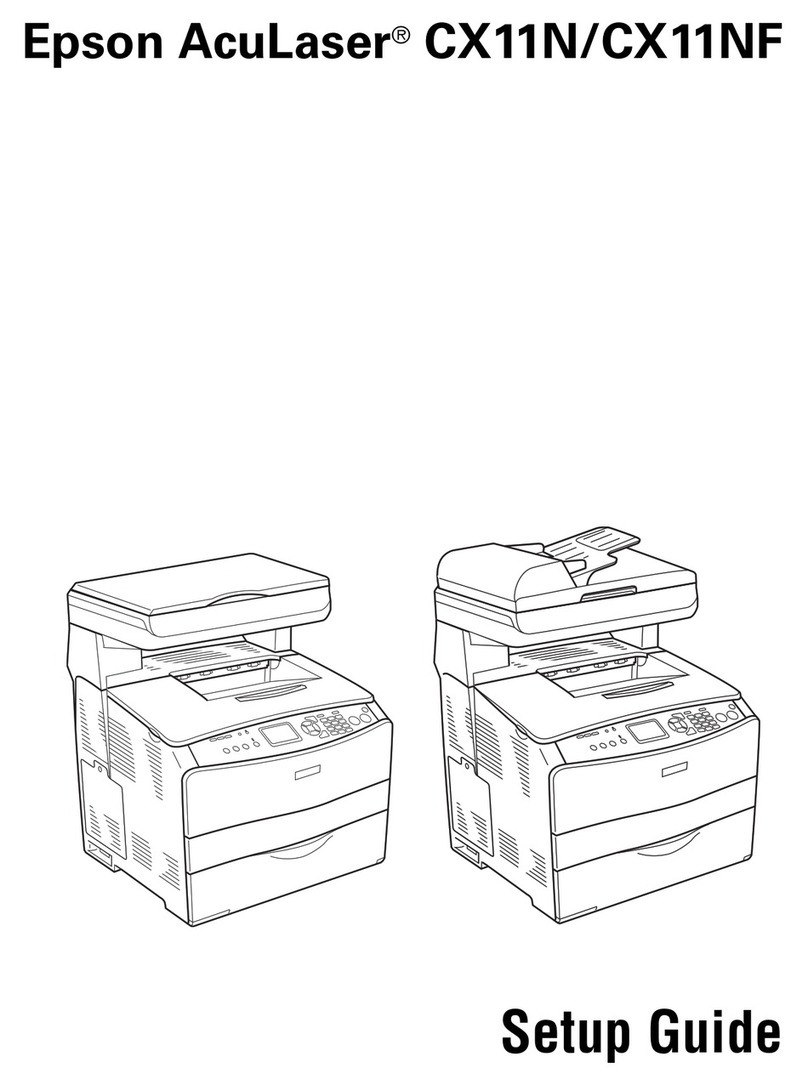 Epson AcuLaser CX11N User manual