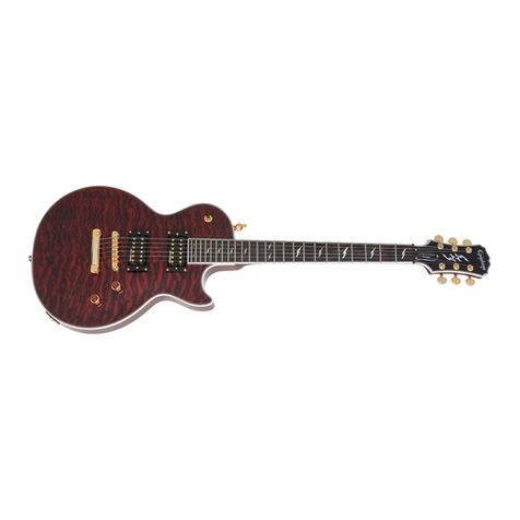 Epiphone Prophecy Les Paul Custom GX User manual