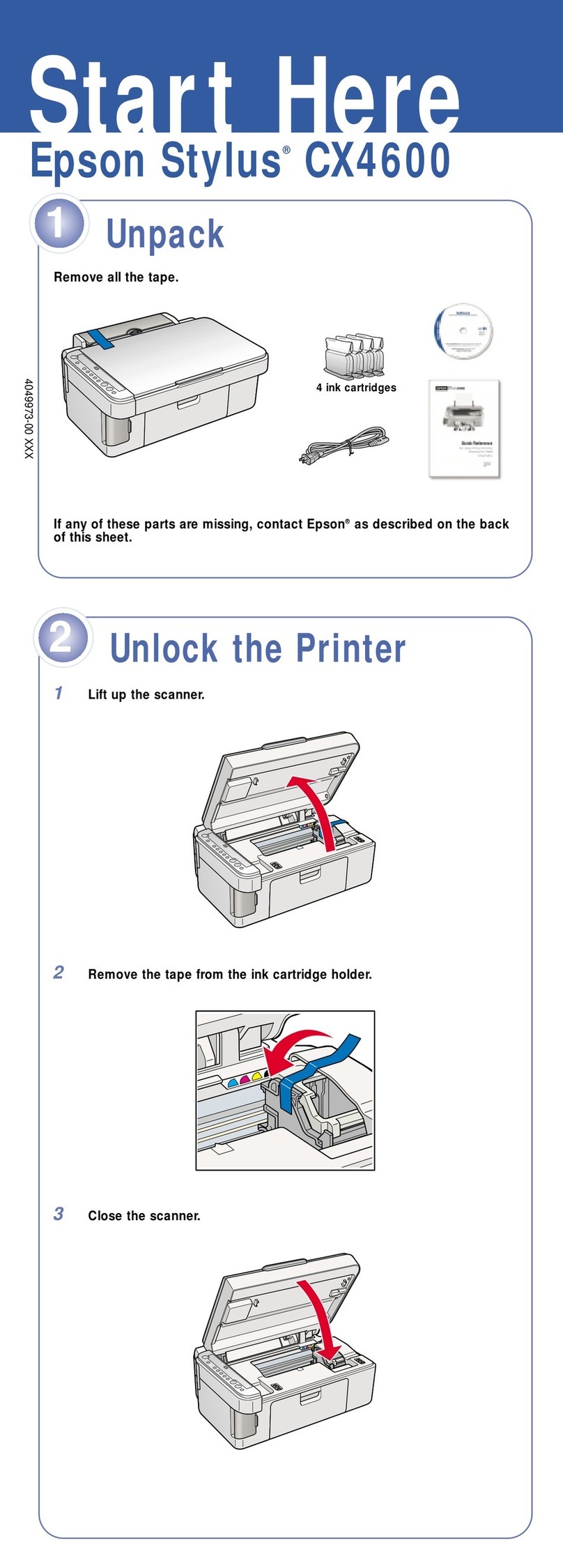 Epson Stylus CX4600 Guide