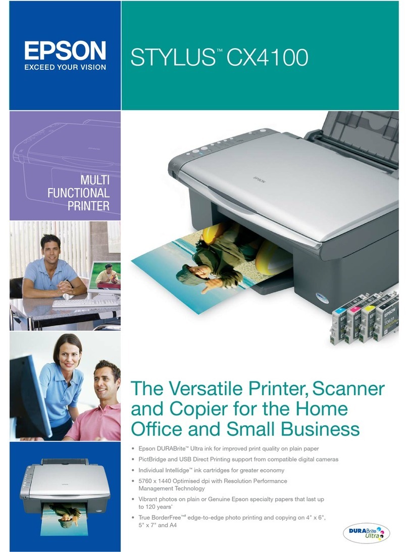 Epson Stylus CX4100 Series User manual