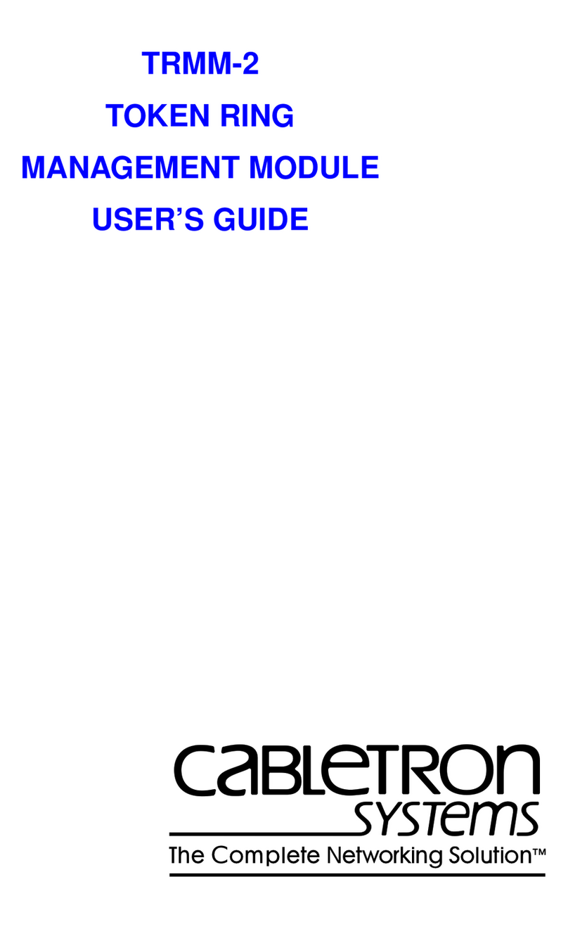 Cabletron Systems TRMM-2 user guide