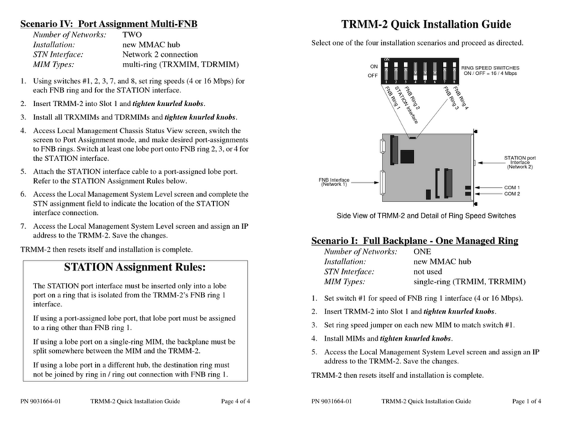 Enterasys TRMM-2 Quick installation guide