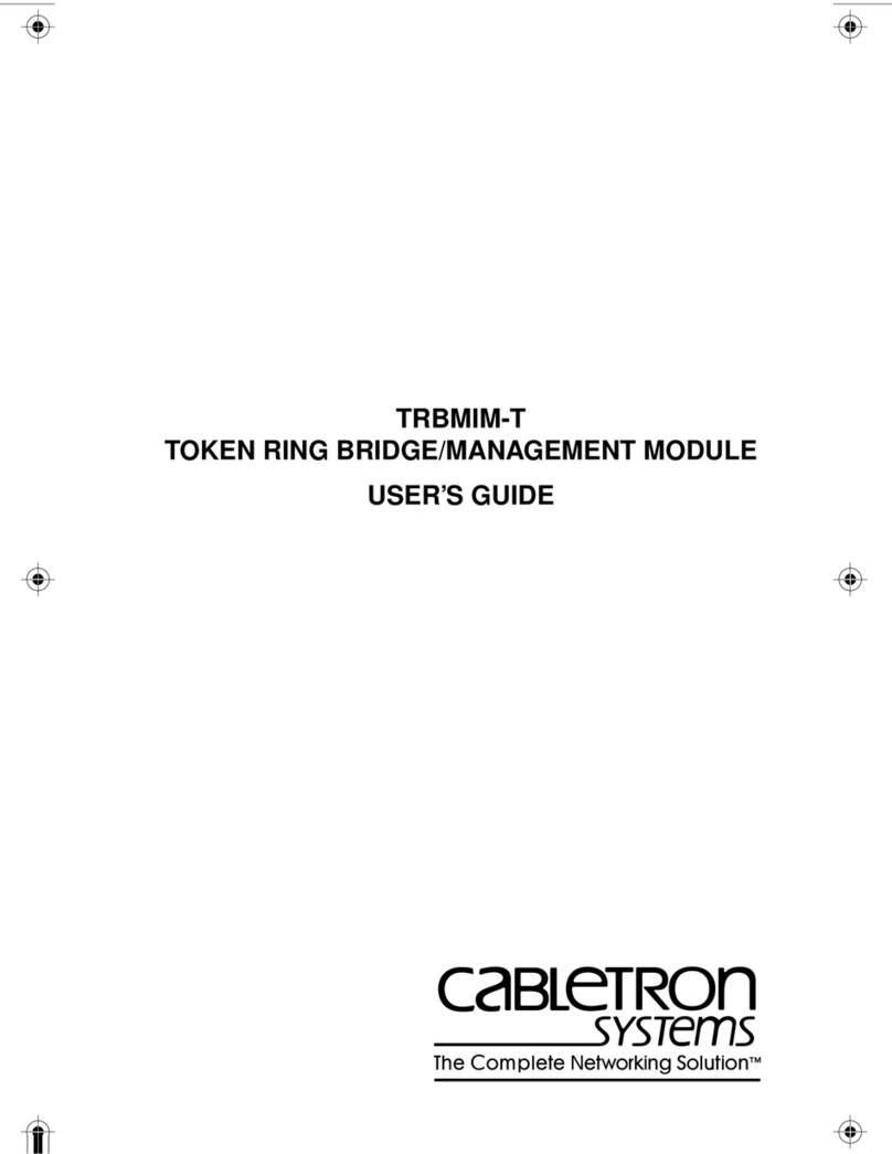 Cabletron Systems TRBMIM-T user guide
