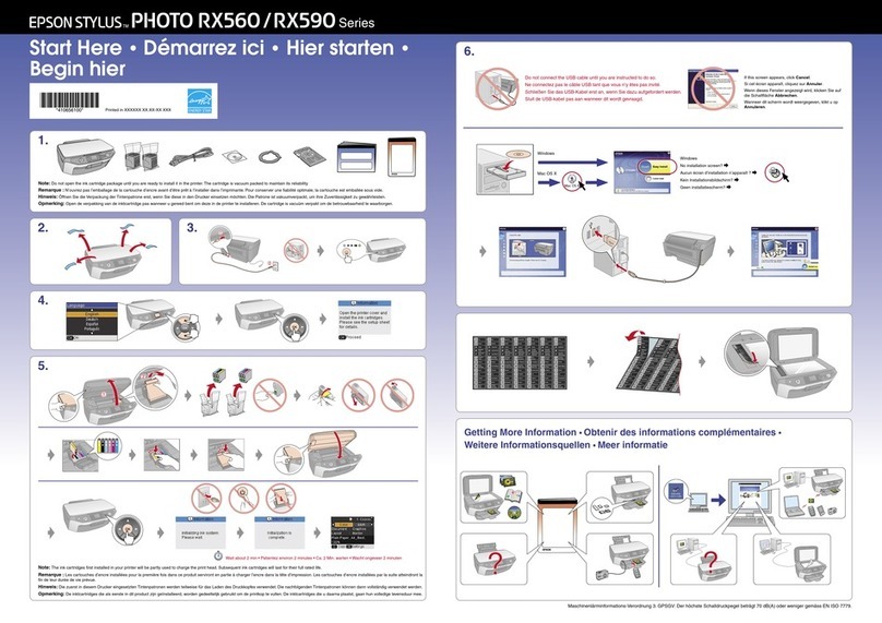 Epson Stylus Photo RX560 Series Guide