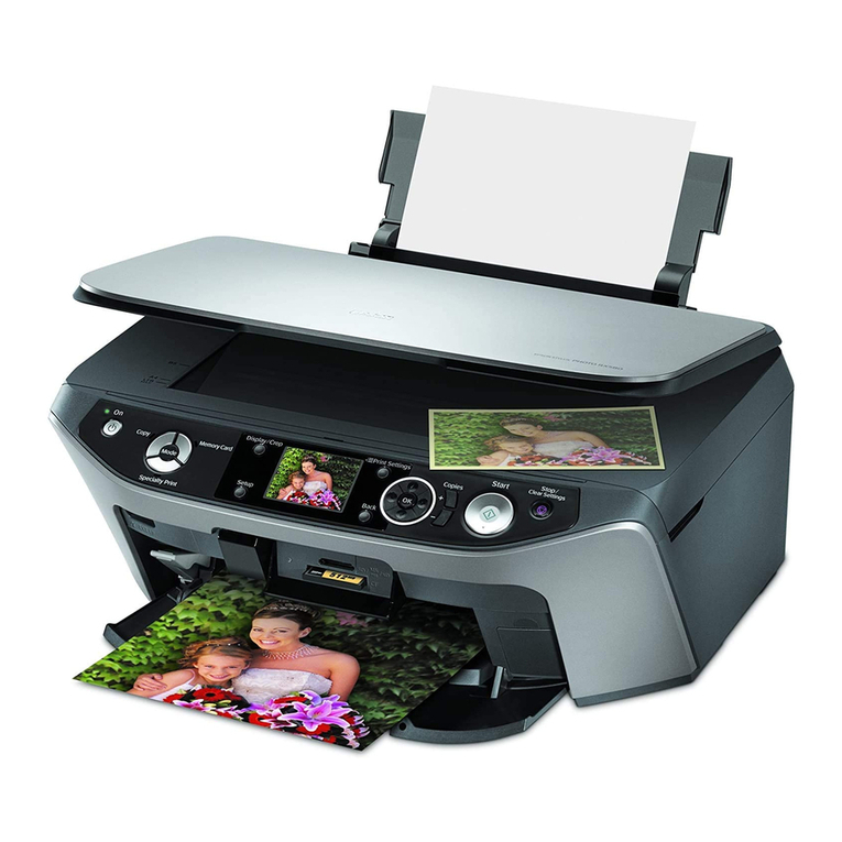 Epson RX580 - Stylus Photo Color Inkjet User manual