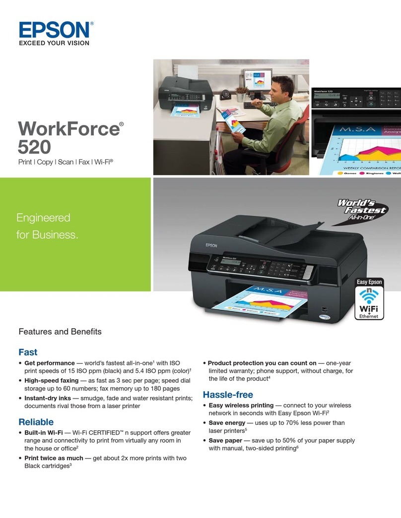 Epson WorkForce 520 User manual
