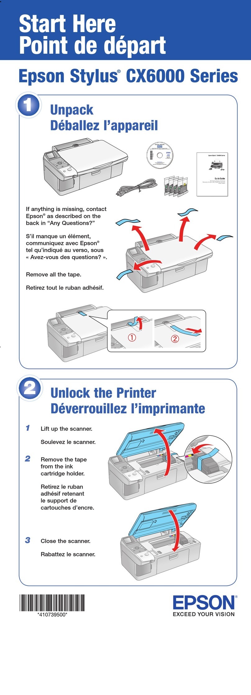 Epson CX6400 - Stylus Color Inkjet Instruction Manual