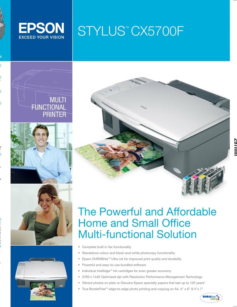 Epson Stylus CX5700 User manual