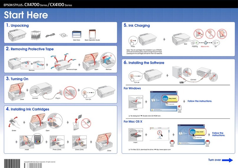 Epson Stylus CX4700 Series Guide