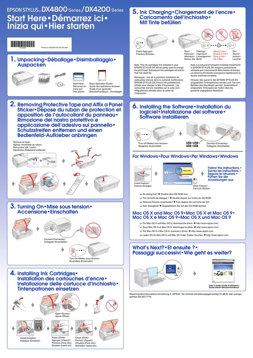 Epson STYLUS DX4200 Series Guide
