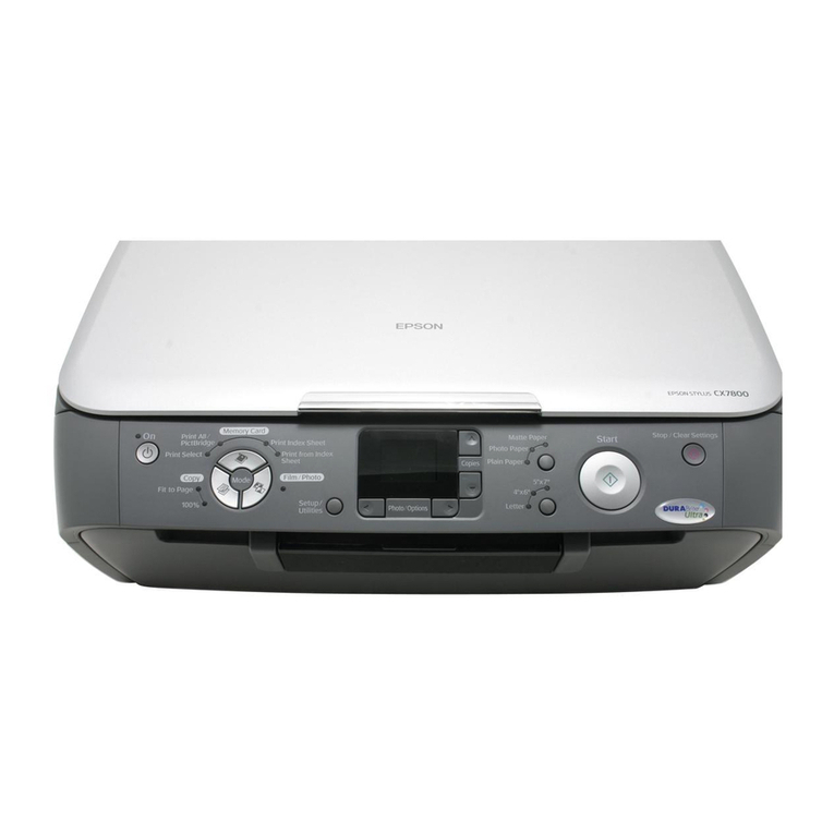 Epson CX7800 - Stylus Color Inkjet User guide