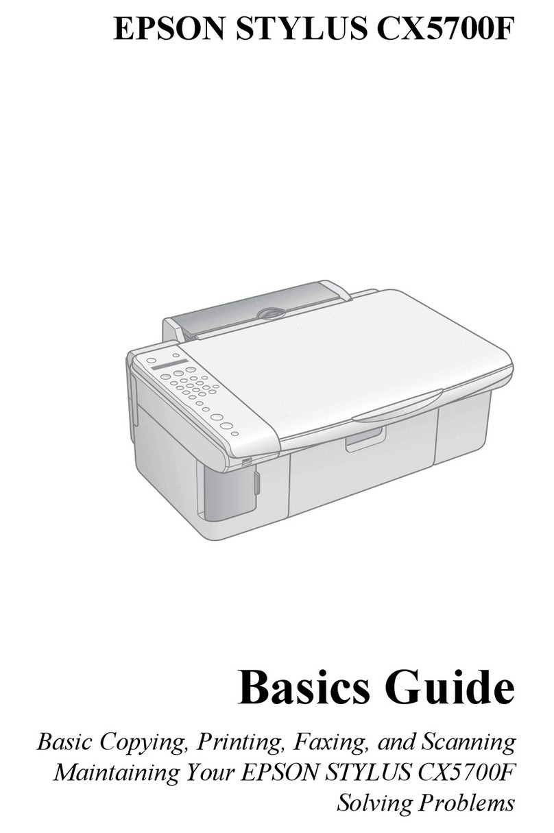 Epson Stylus CX5700 User guide