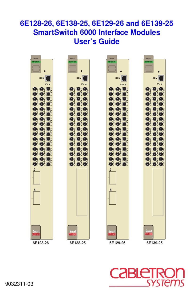 Enterasys SmartSwitch 6E138-25 user guide