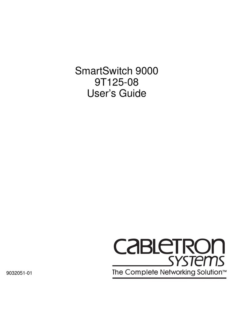 Cabletron Systems SmartSwitch 9000 User manual