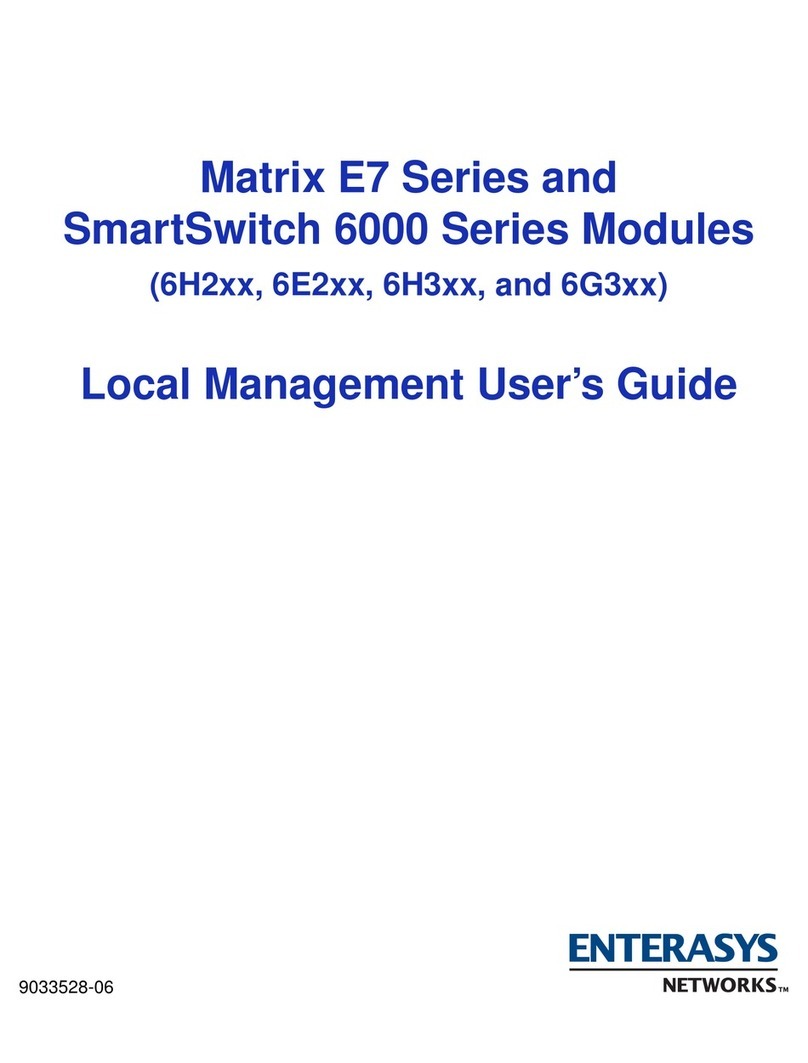 Enterasys SmartSwitch 6000 User manual