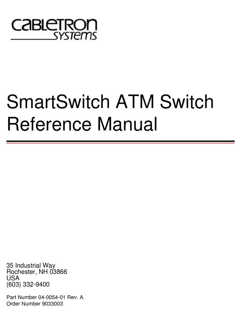 Cabletron Systems SmartSwitch 2500 User manual