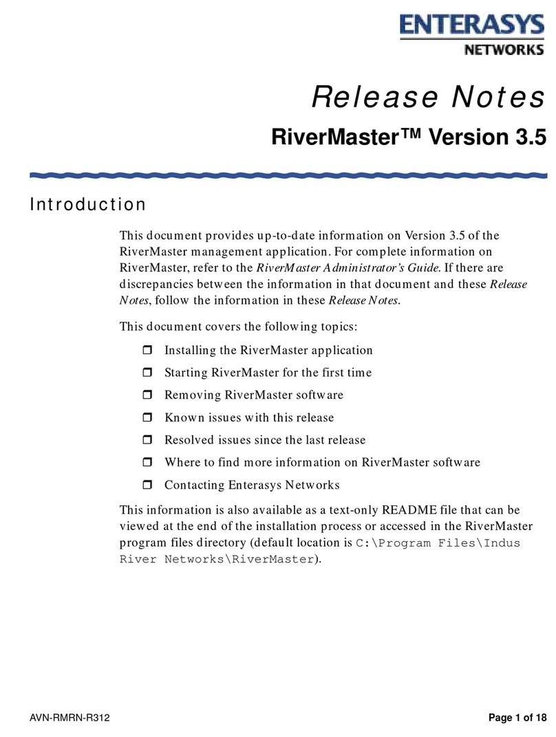 Enterasys Aurorean ANG-3000 Release notes