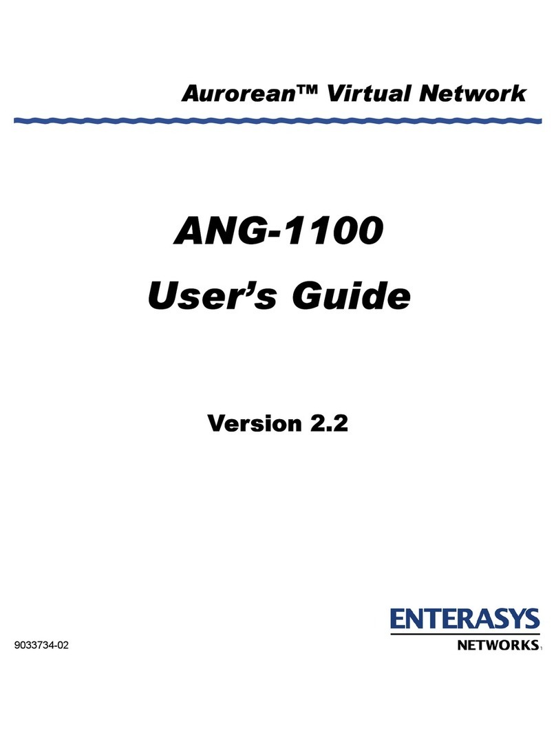 Enterasys ANG-1100 Series User manual