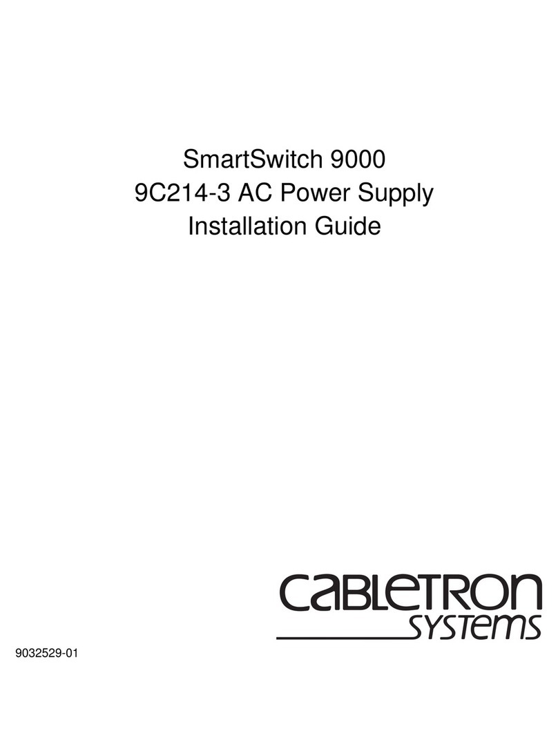 Cabletron Systems 9C214-3 installation guide