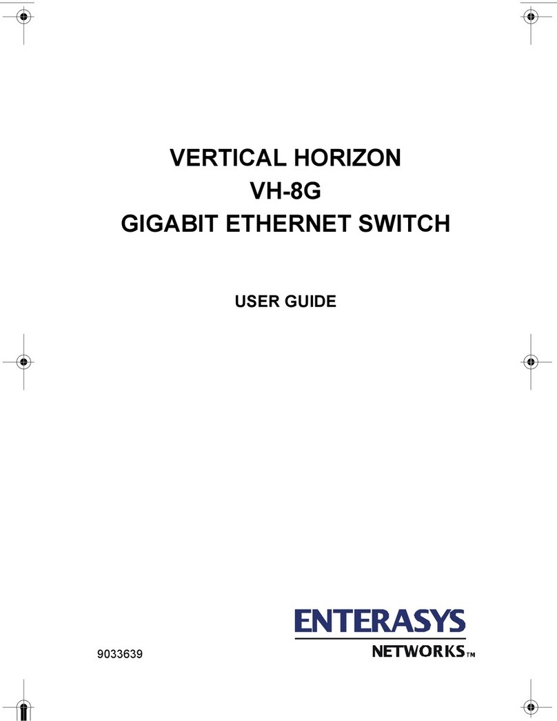 Enterasys Vertical Horizon VH-8G User manual