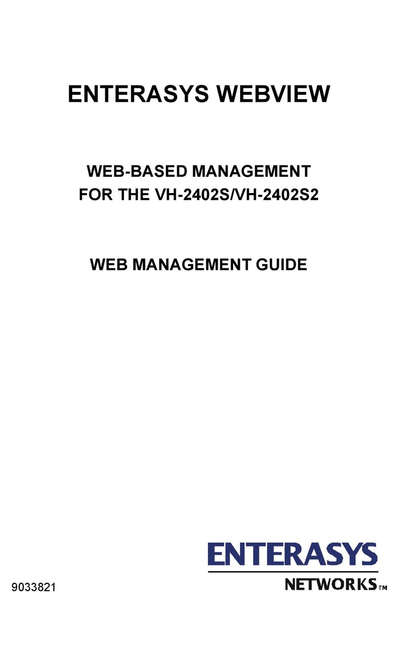Enterasys Vertical Horizon VH-2402S Programming manual
