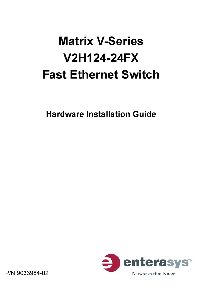 Enterasys Matrix-V V2H124-24FX Manual