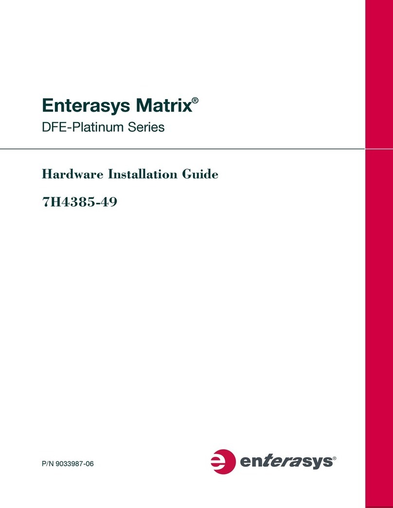 Enterasys Matrix 7H4385-49 Manual
