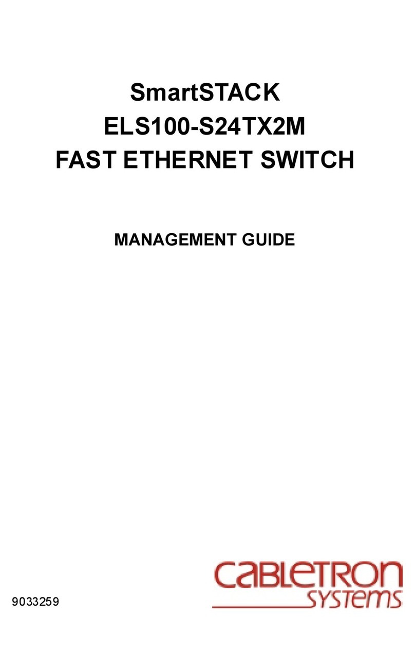 Cabletron Systems SmartSTACK ELS100-S24TX2M Programming manual