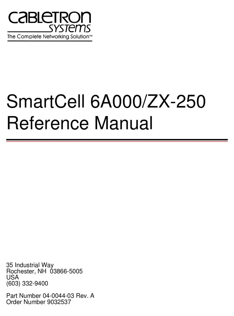 Cabletron Systems SmartCell 6A000 Reference manual
