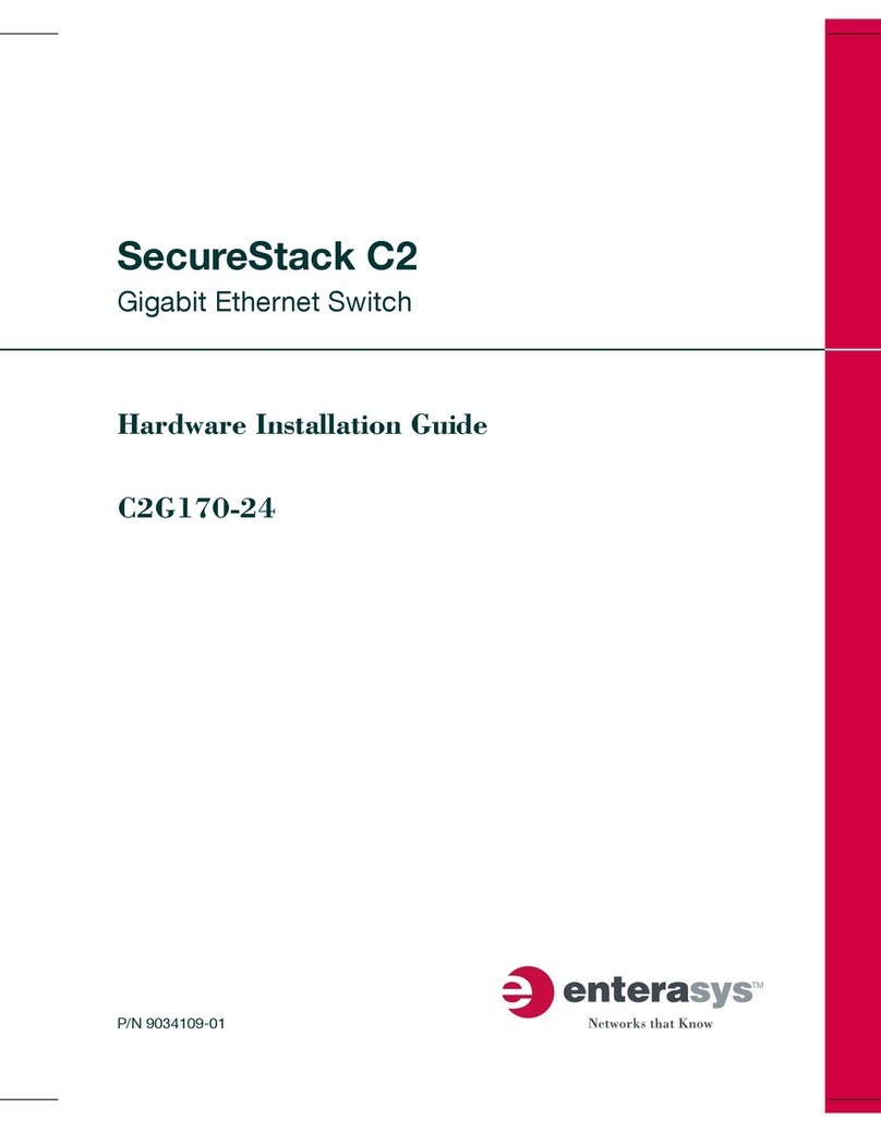 Enterasys SecureStack C2 C2G170-24 Hardware installation guide