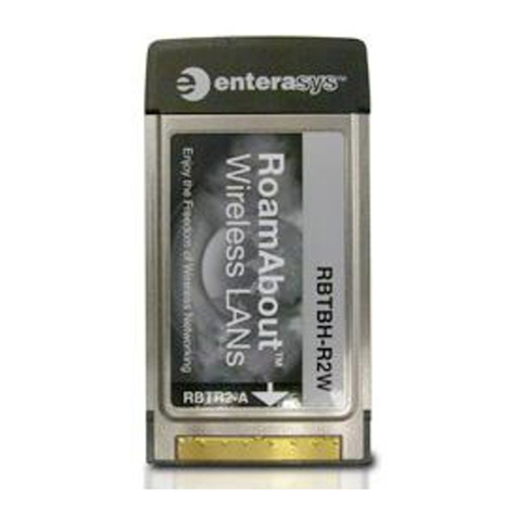 Enterasys RoamAbout RBTBH-R2W installation guide