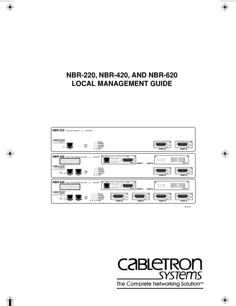 Cabletron Systems NBR-220 Programming manual Cabletron Systems NBR-220 Programming manual