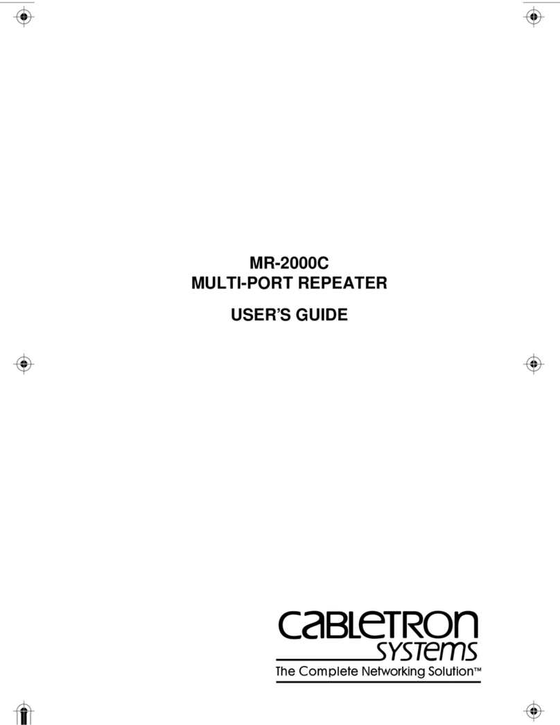 Cabletron Systems MR-2000C User manual