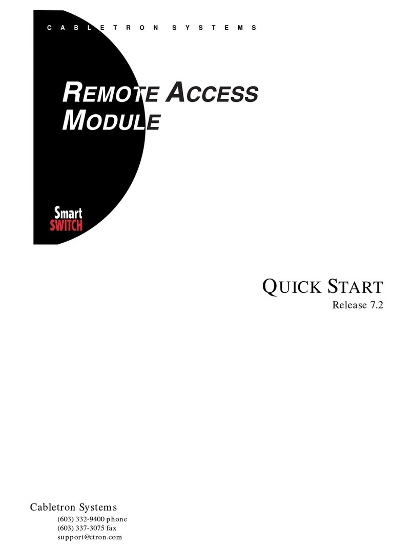 Cabletron Systems SmartSwitch 9W006 quick start