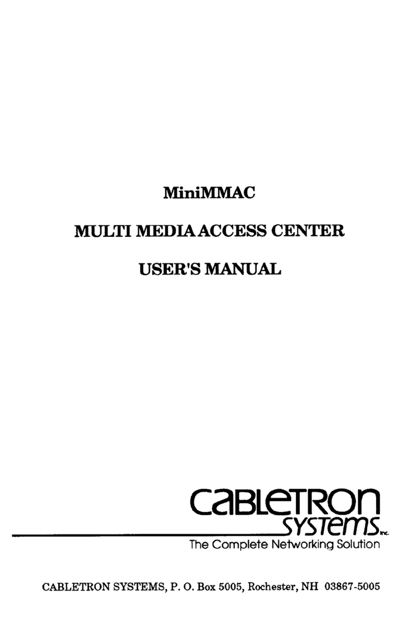 Cabletron Systems MiniMMAC user manual