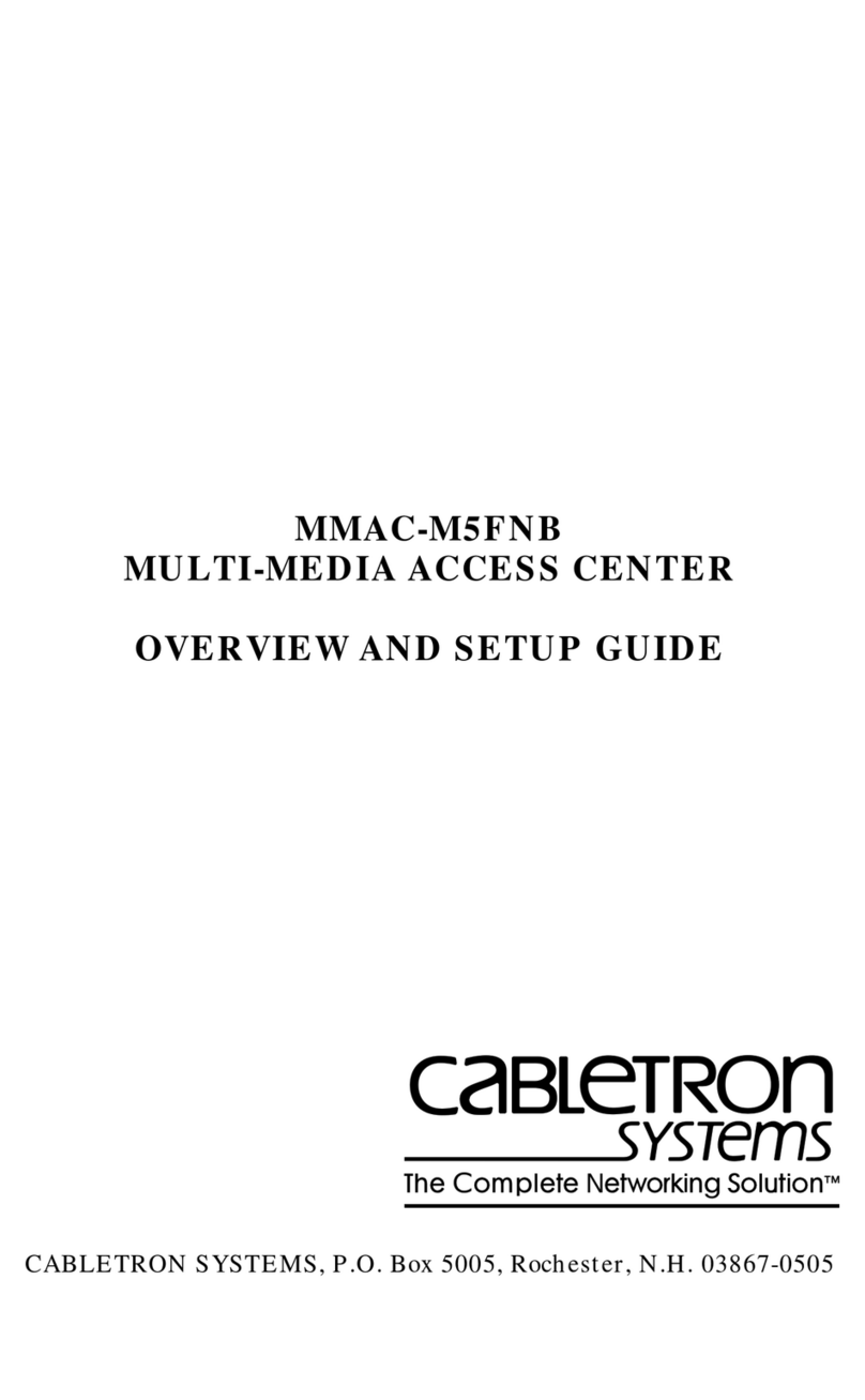 Cabletron Systems MMAC-M5FNB User manual