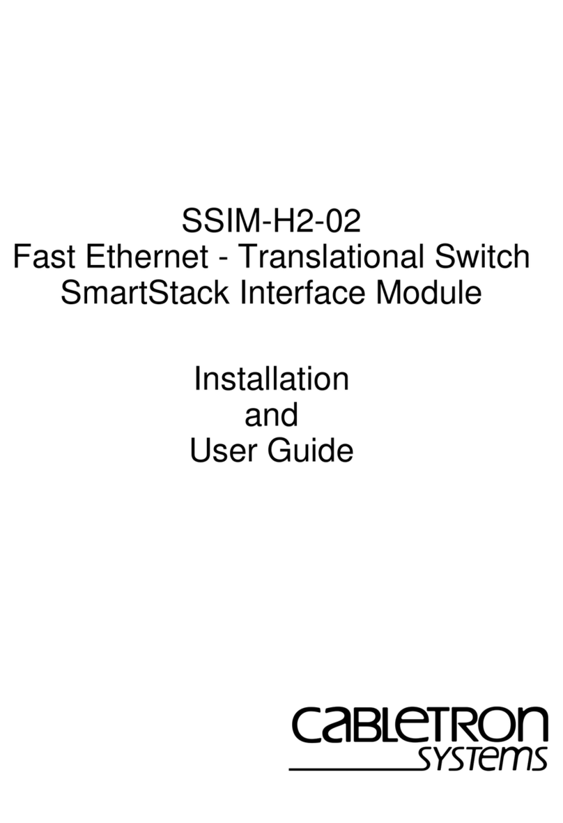 Enterasys SSIM-H2-02 Installation and user guide