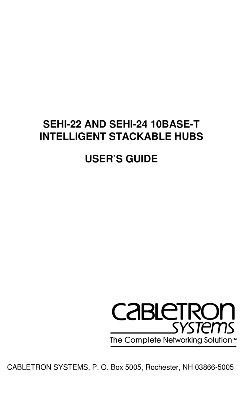 Cabletron Systems SEHI-22 User manual