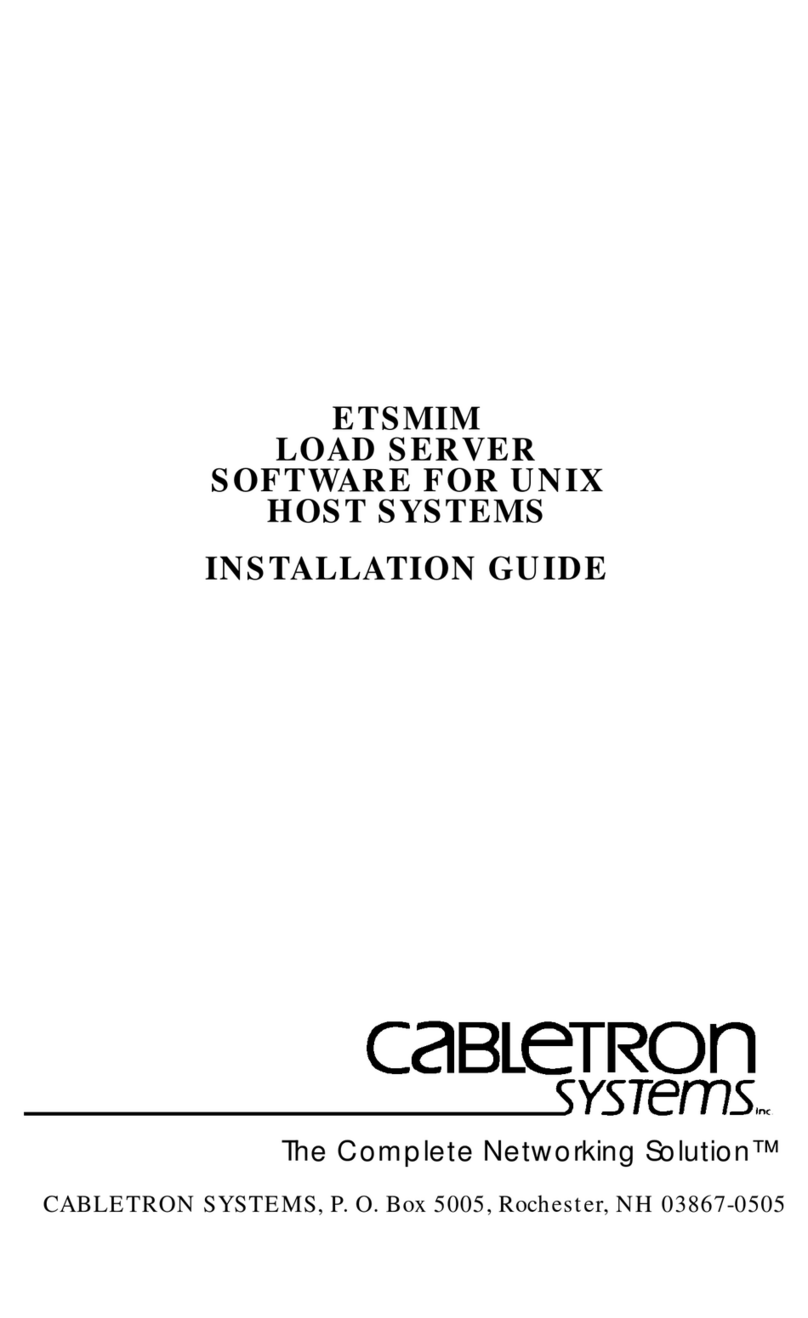 Cabletron Systems ETSMIM installation guide