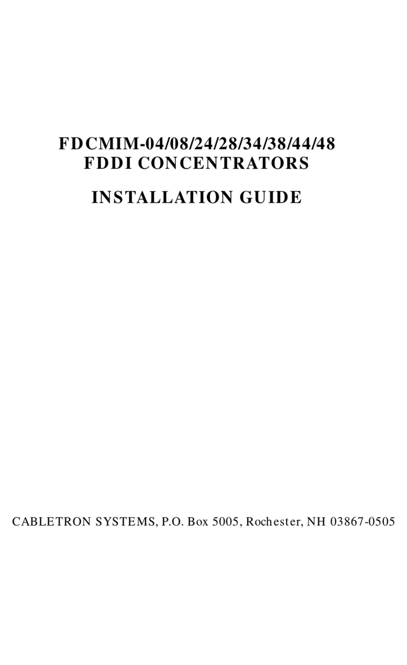 Cabletron Systems FDCMIM-24 User manual