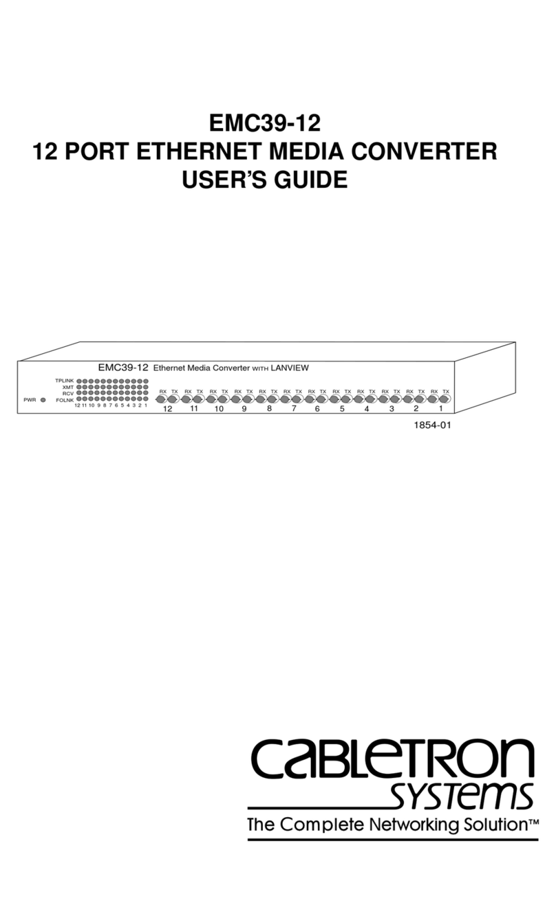 Cabletron Systems EMC39-12 user guide
