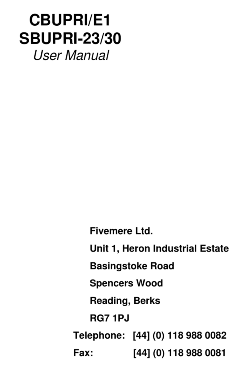 Cabletron Systems CBUPRI/E1 user manual