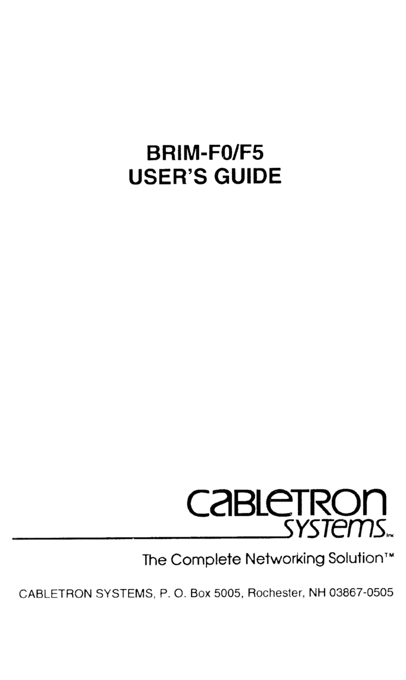 Enterasys BRIM-F0 User manual